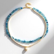 Collana in argento con Perla d'Acqua Dolce Bianca