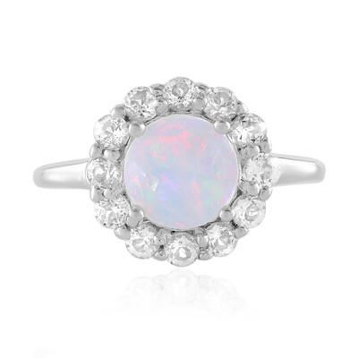 Anello in argento con Opale di Welo