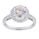 Gouden ring met een regenboog maansteen (CIRARI)