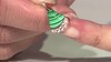 Colgante en plata con Malaquita (Adela Silber)