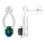 Mezezo Opal Silver Earrings