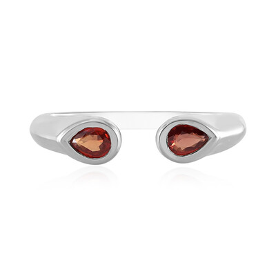 Zilveren ring met Tanzania robijnen (Adela Silber)