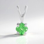 Ciondolo in argento con Lemshuku Tsavorite