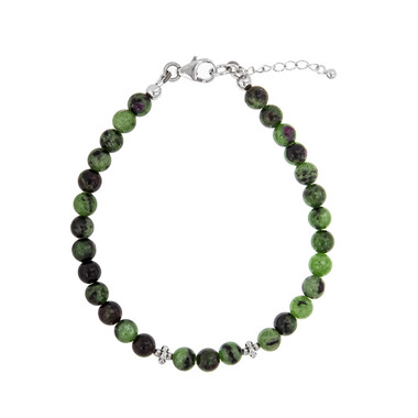 Bracciale in argento con Rubino Zoisite