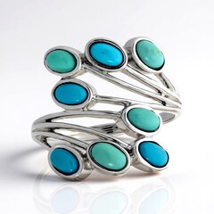 Anello in argento con Turchese Sleeping Beauty (Faszination Türkis)