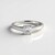 Anello in argento con Topazio Bianco