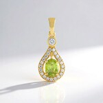 Ciondolo in argento con Sfene