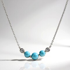 Collana in argento con Larimar
