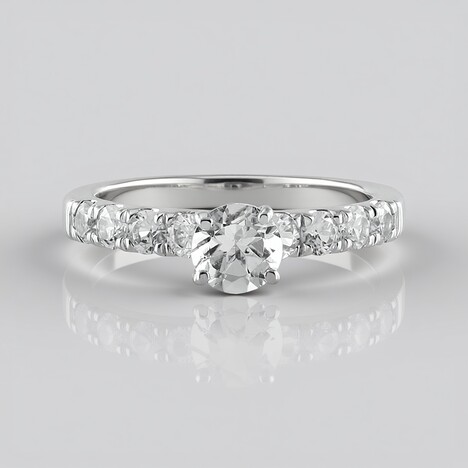 Anello in argento con Danburite
