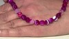 Collar en plata con Ágata rosa (Adela Silber)