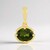 Ciondolo in argento con Vesuvianite