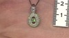 Zilveren hanger met een Tanzania Tsavoriet