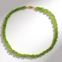 Collana in argento con Peridoto