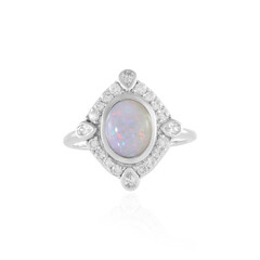 Australian Opal Silver Ring