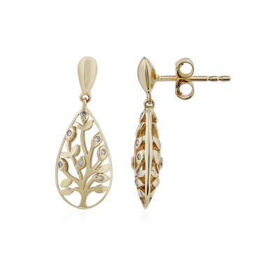 I1 (I) Diamant-Goldohrringe (Ornaments by de Melo)