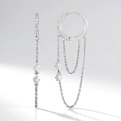 Orecchini in argento con Zircone