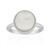 Zilveren ring met een parelmoer (MONOSONO COLLECTION)