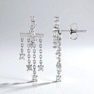 Pendientes en plata con Zircón