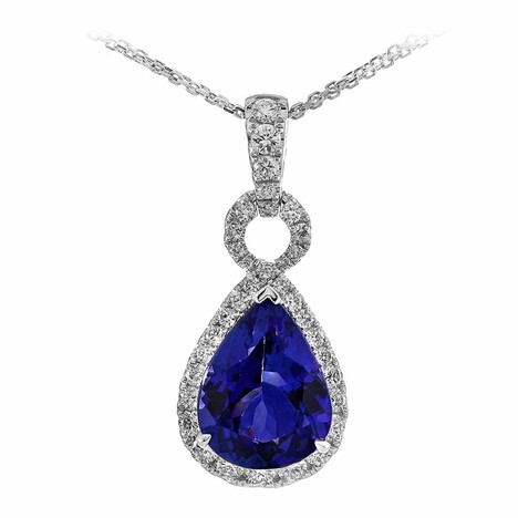 Collar en oro con Tanzanita AAA (CIRARI)