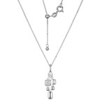 Collana in argento con Topazio Bianco (Adela Silber)