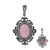 Kunzite Silver Brooch (Annette classic)