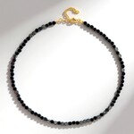 Collana in argento con Ematite Nera