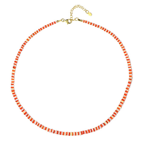 Zilveren halsketting met Welo-opalen