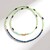 Collana in argento con Topazio Blu Londra (Riya)