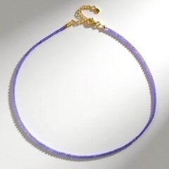 Collana in argento con Tanzanite