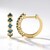 Orecchini in oro con Diamante Blu I2