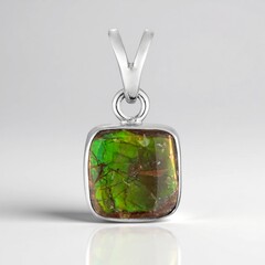 Ciondolo in argento con Ammolite