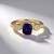 Anello in oro con Zaffiro Luc Yen (non riscaldato) (AMAYANI)