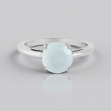 Anillo en plata con Ópalo Paraíba