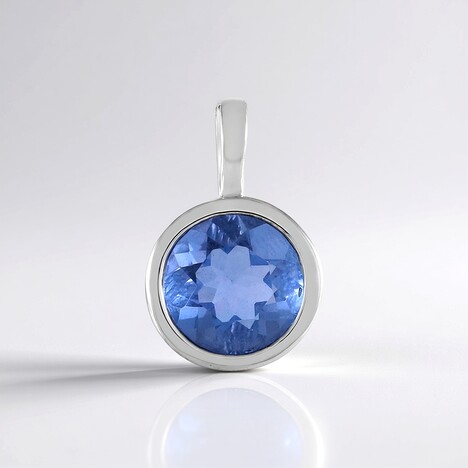 Ciondolo in argento con Fluorite Cangiante