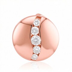 Gouden hanger met een Diamant SI1 (G)