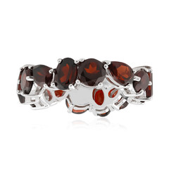 Anello in argento con Granato