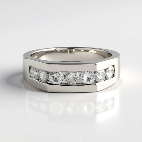 Bague en argent et Zircon