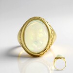 Anello in oro con Opale di Welo AAA (CUSTODANA)