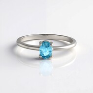 Anello in argento con Zircone Ratanakiri
