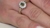 Anillo en oro con Tanzanita verde sin calentar