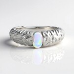 Anello in argento con Opale di Welo (SAELOCANA)