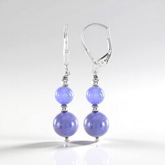 Orecchini in argento con Tanzanite
