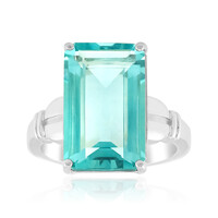 Braldu Fluorite Silver Ring (Pallanova)
