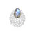 Ciondolo in argento con Labradorite (MONOSONO COLLECTION)