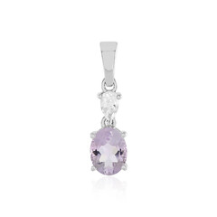 Ciondolo in argento con Ametista Rose de France