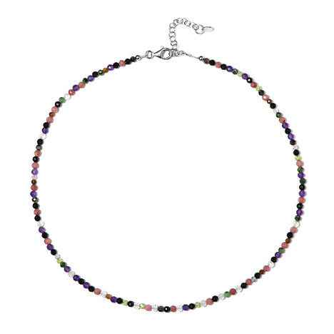 Collar en plata con Ojo de tigre (Riya)