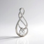 Ciondolo in argento con Danburite (de Melo Essence)
