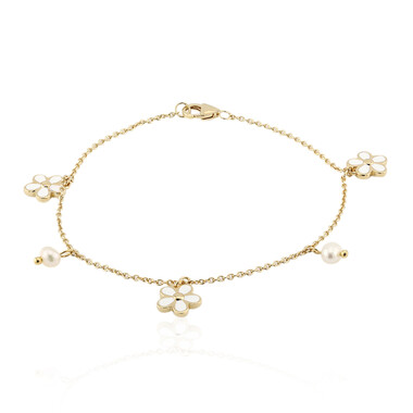 Süßwasserzuchtperlen-Silberarmband