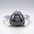 Anello in argento con Ematite Nera