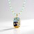 Collana in argento con Topazio Blu Cielo